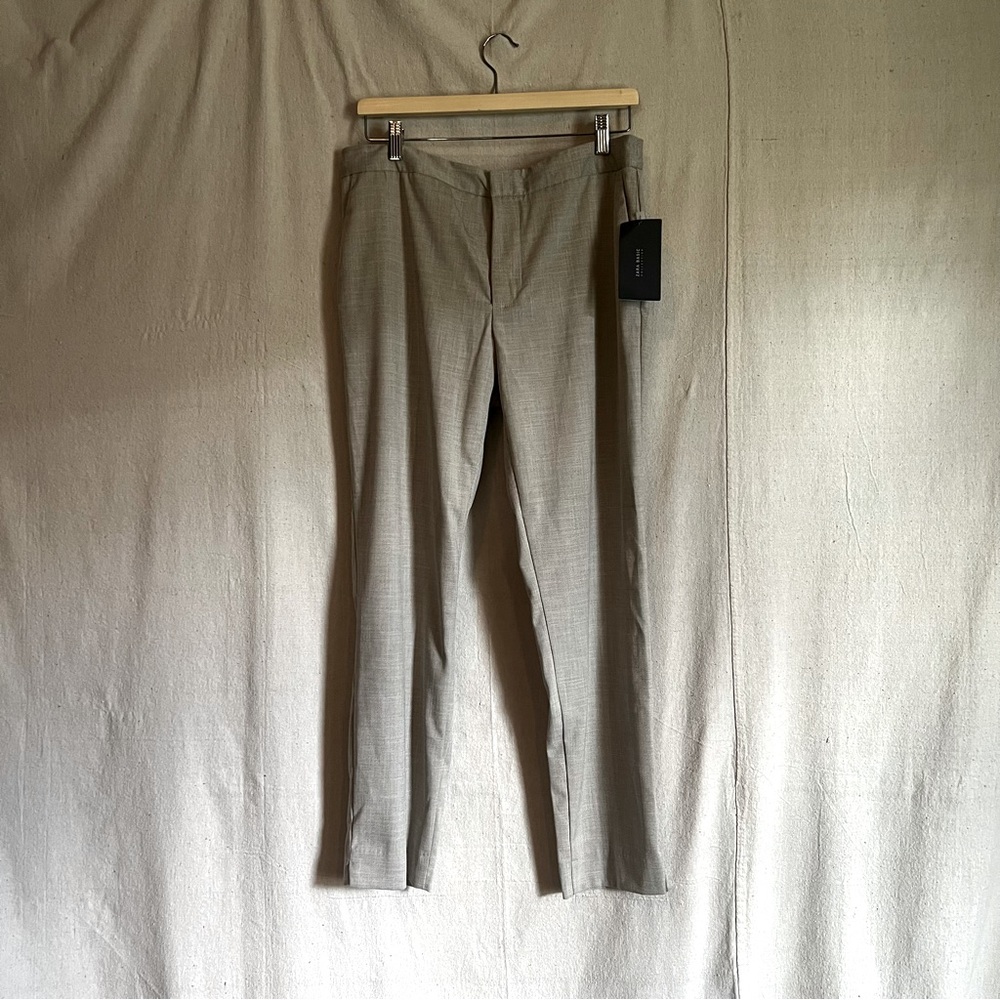 Taupe creamy gray trousers